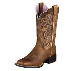 10006304 Women's Ariat Quickdraw 11" Roper Cowboy Boot